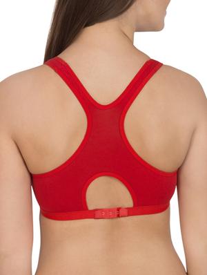 multicoloured cotton sports bra (set of 3) - 12278720 - Standard Image - 5