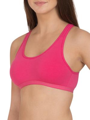 multicoloured cotton sports bra (set of 3) - 12278720 - Standard Image - 6