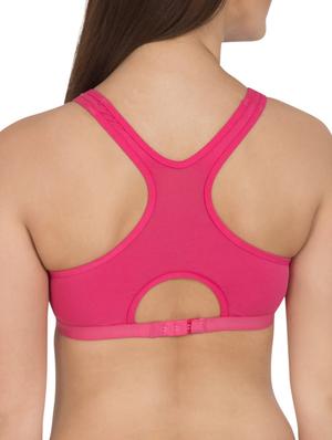 multicoloured cotton sports bra (set of 3) - 12278720 - Standard Image - 7