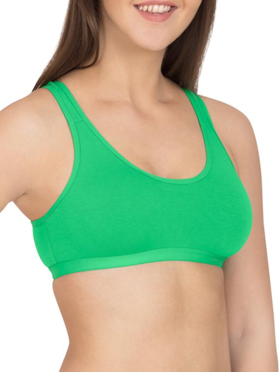 multicoloured cotton sports bra (set of 3) - 12278721 - Zoom Image - 2