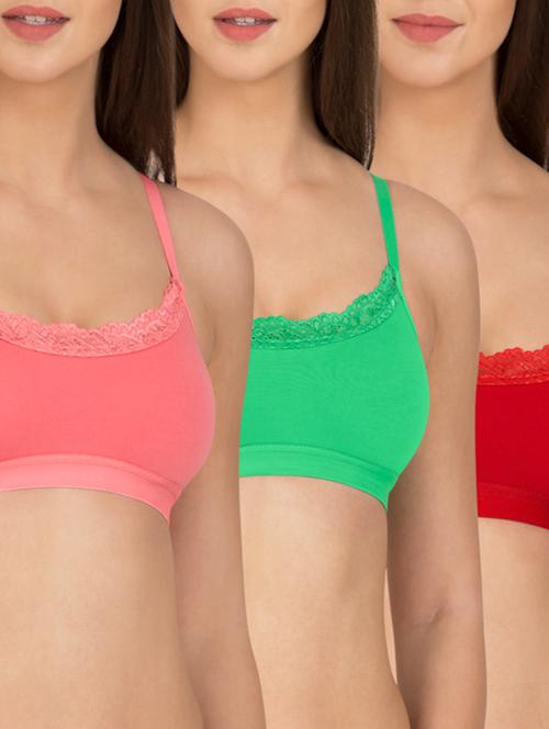 set of 3 lace detail bra - 12278725 - Standard Image - 1