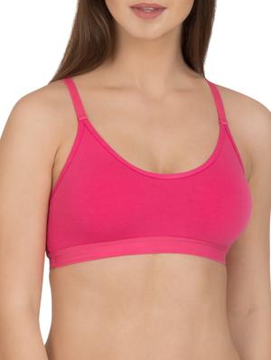 multicoloured cotton camisole bra (set of 3) - 12278729 - Standard Image - 2