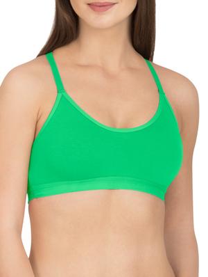 multicoloured cotton camisole bra (set of 3) - 12278732 - Standard Image - 2
