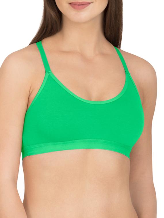 multicoloured cotton camisole bra (set of 3) - 12278732 - Zoom Image - 2