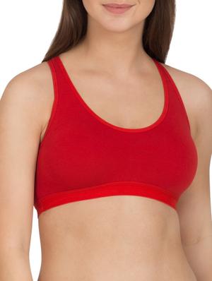 multicoloured cotton sports bra (set of 3) - 12278738 - Standard Image - 6