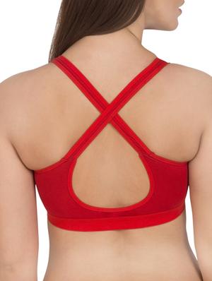 multicoloured cotton sports bra (set of 3) - 12278738 - Standard Image - 7