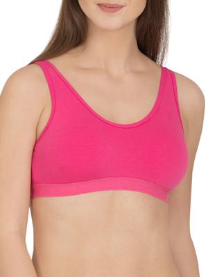multicoloured cotton sports bra (set of 3) - 12278741 - Standard Image - 2