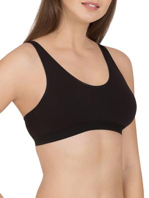 multicoloured cotton sports bra (set of 3) - 12278741 - Standard Image - 6