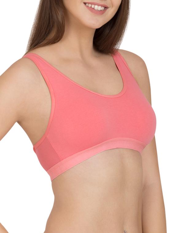 multicoloured cotton sports bra (set of 3) - 12278743 - Zoom Image - 6