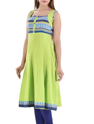 solid anarkali kurta - 12290073 - Standard Image - 2