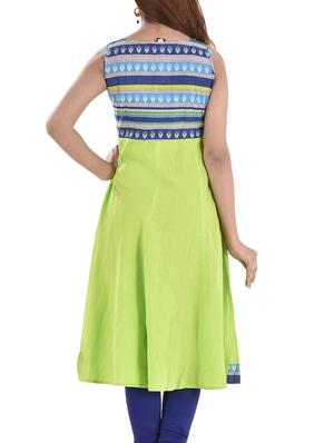 solid anarkali kurta - 12290073 - Standard Image - 3