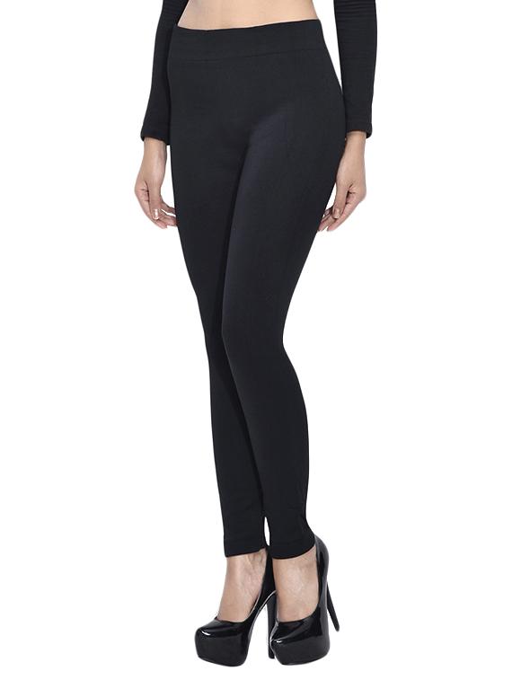 black woolen legging - 12290537 - Zoom Image - 2