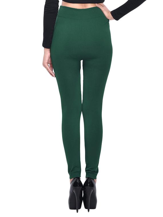 green woolen legging - 12290538 - Zoom Image - 3