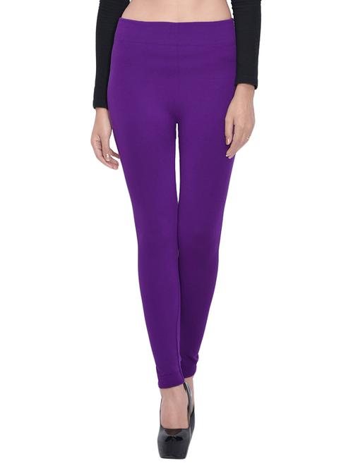 purple woolen legging - 12290540 - Standard Image - 1