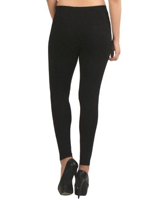 black woolen legging - 12290549 - Standard Image - 3
