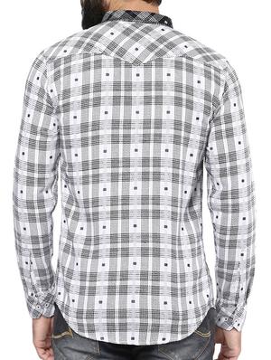 white cotton casual shirt - 12292575 - Standard Image - 3