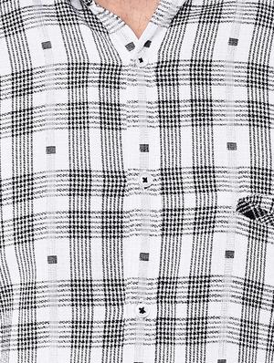 white cotton casual shirt - 12292575 - Standard Image - 4