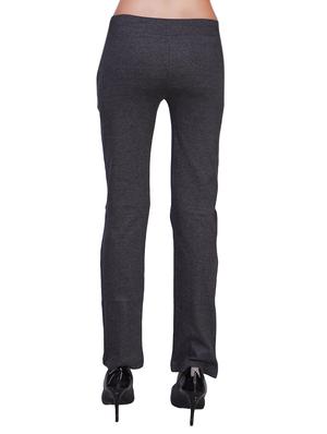 grey cotton track pants - 12297123 - Standard Image - 3