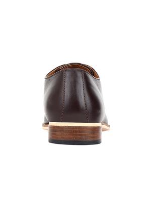 brown color, leather derby - 12297591 - Standard Image - 3