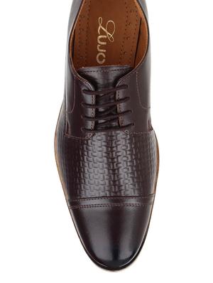 brown color, leather derby - 12297591 - Standard Image - 4
