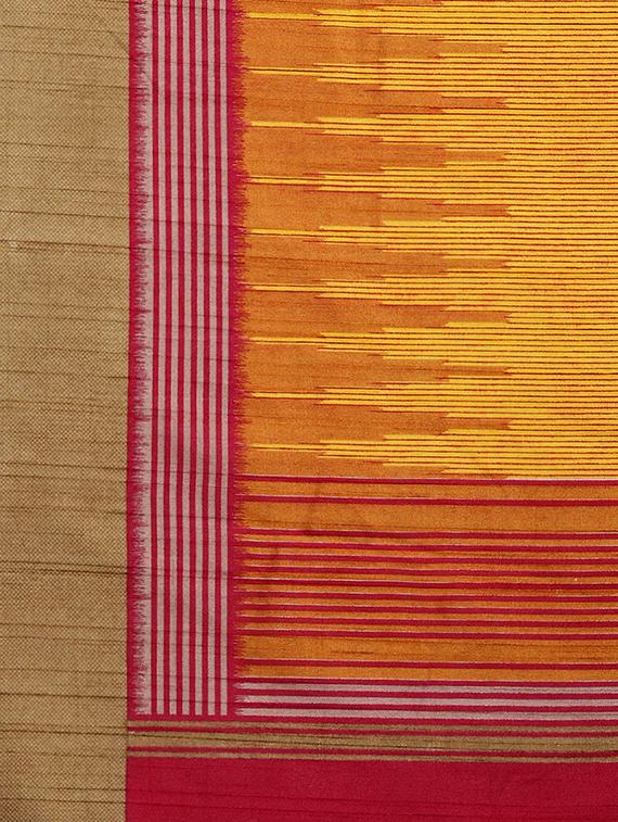 multicolored bhagalpuri silk printed saree with blouse - 12298613 - Zoom Image - 4
