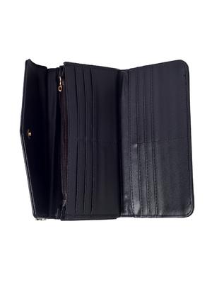 black leatherette wallet - 12302473 - Standard Image - 3