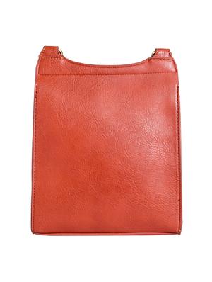 orange leatherette sling bag - 12302553 - Standard Image - 2