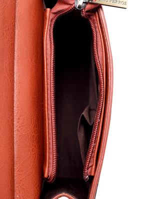 orange leatherette sling bag - 12302553 - Standard Image - 3