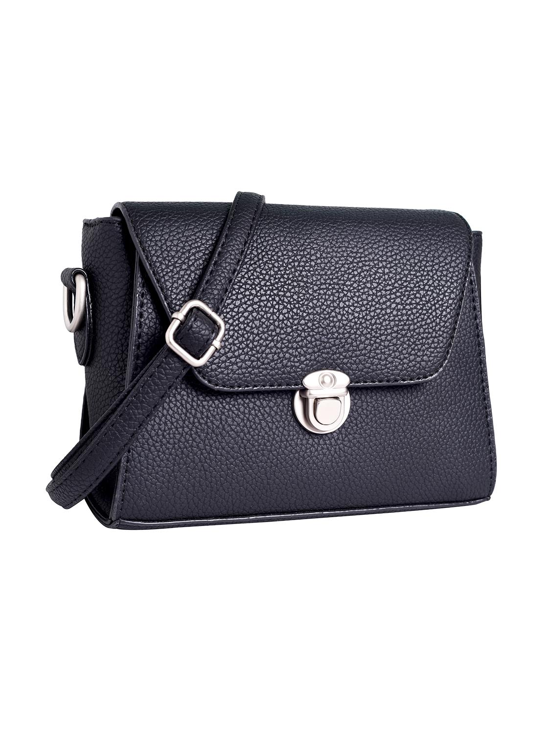 black leatherette sling bag - 12302558 - Zoom Image - 5