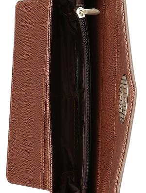 beige leatherette wallet - 12302574 - Standard Image - 3