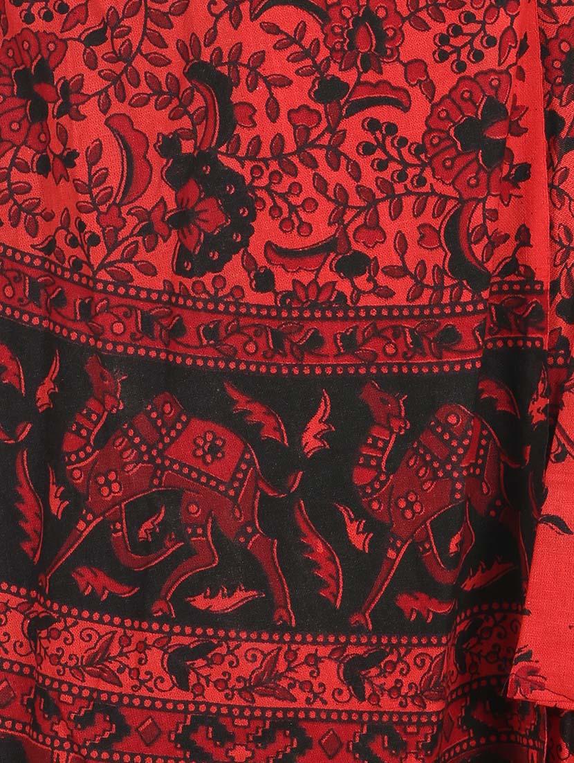 red cotton skirt - 12306235 - Zoom Image - 4