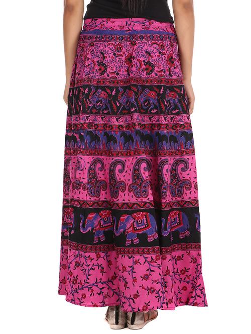 pink cotton skirt - 12306238 - Standard Image - 1