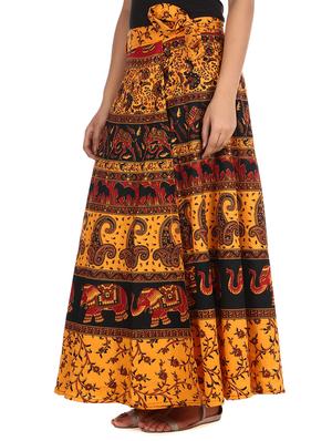 yellow cotton skirt - 12306239 - Standard Image - 2
