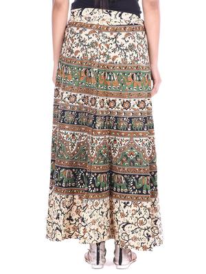 beige cotton skirt - 12306243 - Standard Image - 3