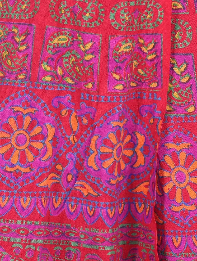 red cotton skirt - 12306251 - Zoom Image - 4