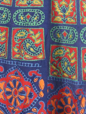 blue cotton skirt - 12306252 - Standard Image - 4