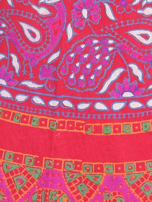 red cotton skirt - 12306259 - Standard Image - 4