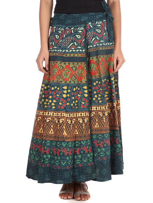 green cotton skirt - 12306262 - Standard Image - 1