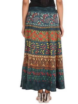 green cotton skirt - 12306262 - Standard Image - 3