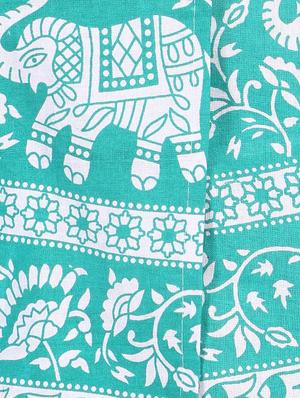 green cotton skirt - 12306265 - Standard Image - 4