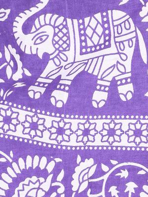 purple cotton skirt - 12306266 - Standard Image - 4