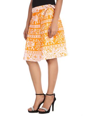 yellow cotton skirt - 12306267 - Standard Image - 2
