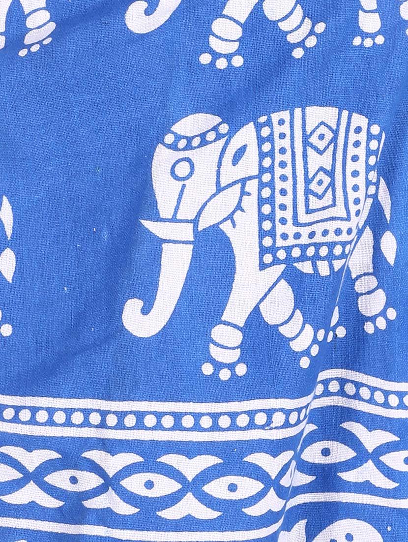 blue cotton skirt - 12306270 - Zoom Image - 4