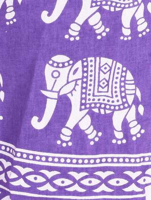 purple cotton skirt - 12306272 - Standard Image - 4