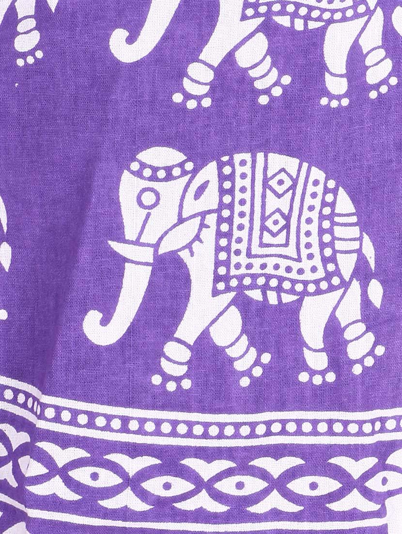 purple cotton skirt - 12306272 - Zoom Image - 4