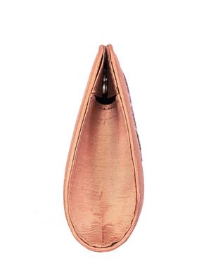 orange silk clutch - 12308200 - Standard Image - 4