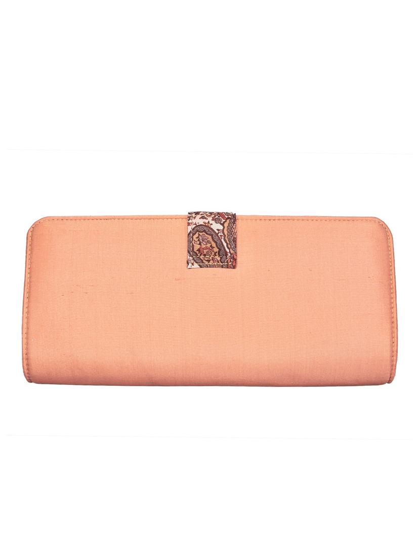 orange silk clutch - 12308200 - Zoom Image - 2