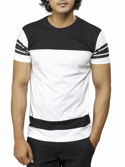 monochrome cotton t-shirt - 12316649 - Standard Image - 1