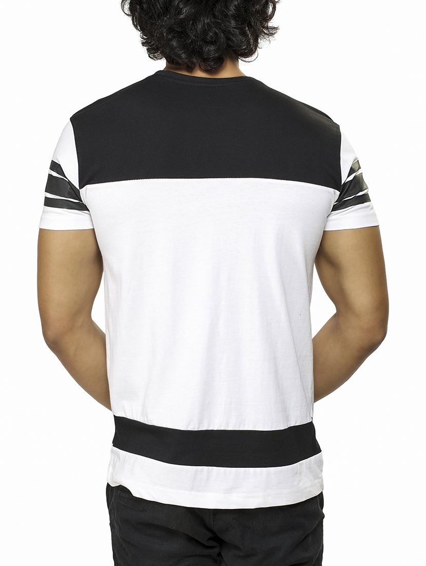 monochrome cotton t-shirt - 12316649 - Zoom Image - 3