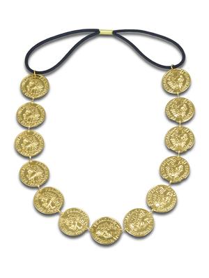 gold metal coin head band - 12316945 - Standard Image - 2